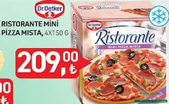 DR. OETKER RİSTORANTE MİNİ PİZZA MİSTA 4X150 G DR. OETKER RİSTORANTE MİNİ PİZZA MİSTA 4X150 G
